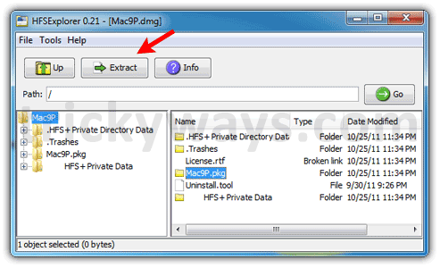 what to open dmg file with in windows